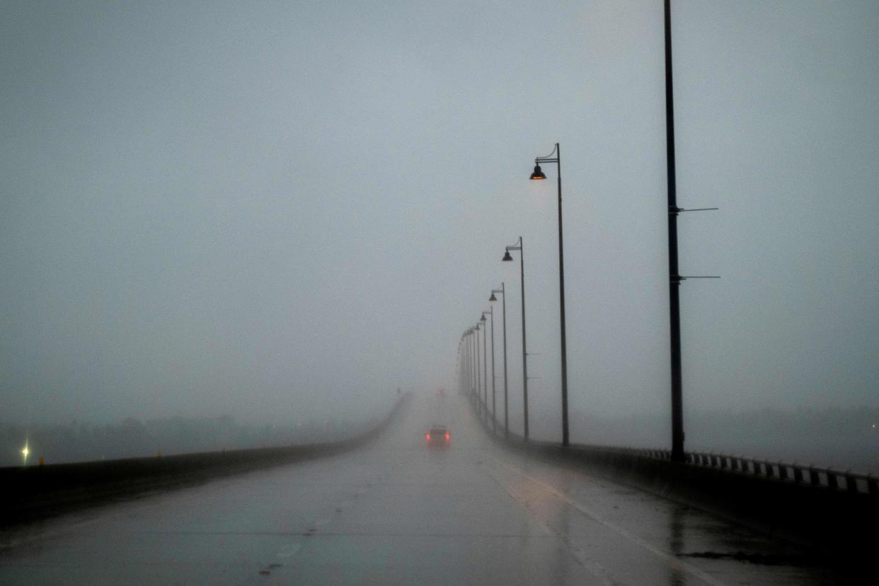 A bridge in Punta Gorda, Fla.