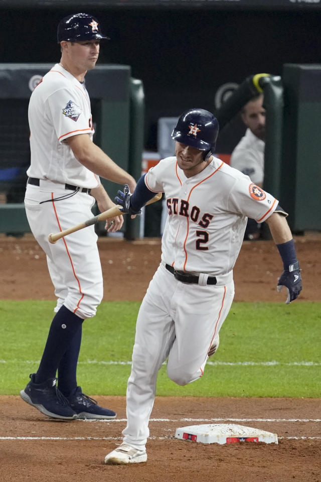 World Series: Alex Bregman, Juan Soto homer and take bat to first