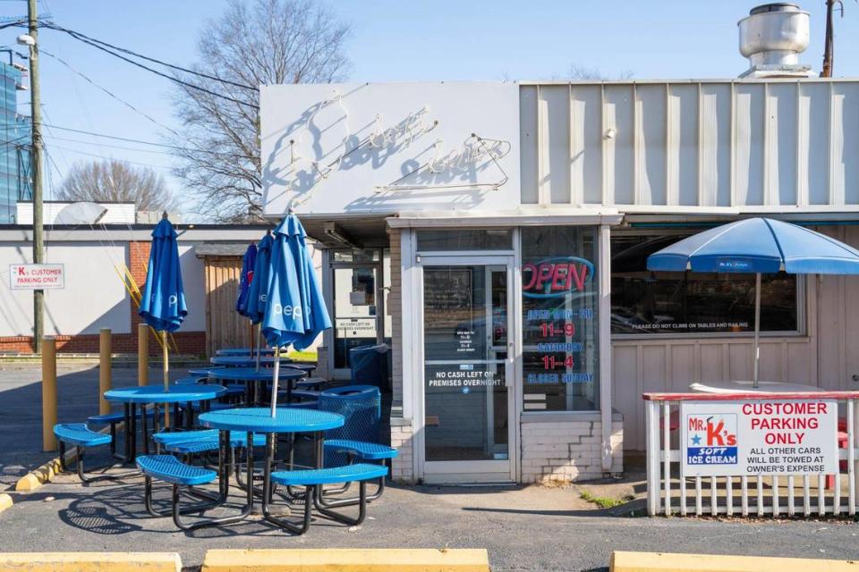 Mr. K’s Soft Ice Cream is closing in South End after 54 years. It started as a little ice cream stand called Zesto’s before adding a building at the same South Boulevard location.