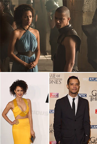 Missandei & Grey Worm – Nathalie Emmanuel & Jacob Anderson