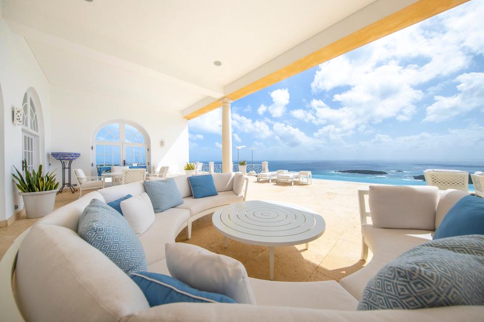 View from The Terraces in Mustique