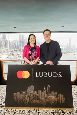 Photo 1 (left to right): 
•Helena Chen, Managing Director, Hong Kong & Macau, Mastercard
•Louie Chung, Group Owner, LUBUDS Group