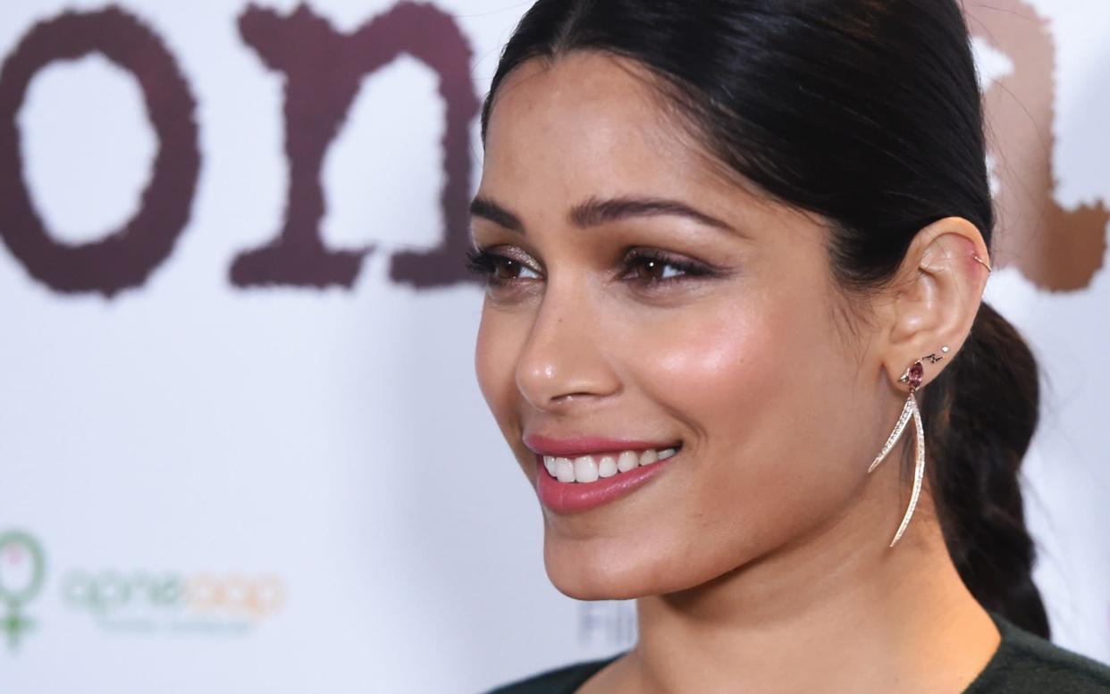 Freida Pinto at the UK premiere of 'Love Sonia' in London - Getty Images Europe