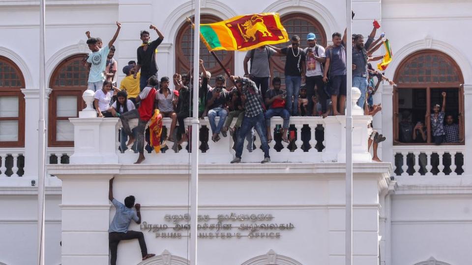 Protestas en Sri Lanka