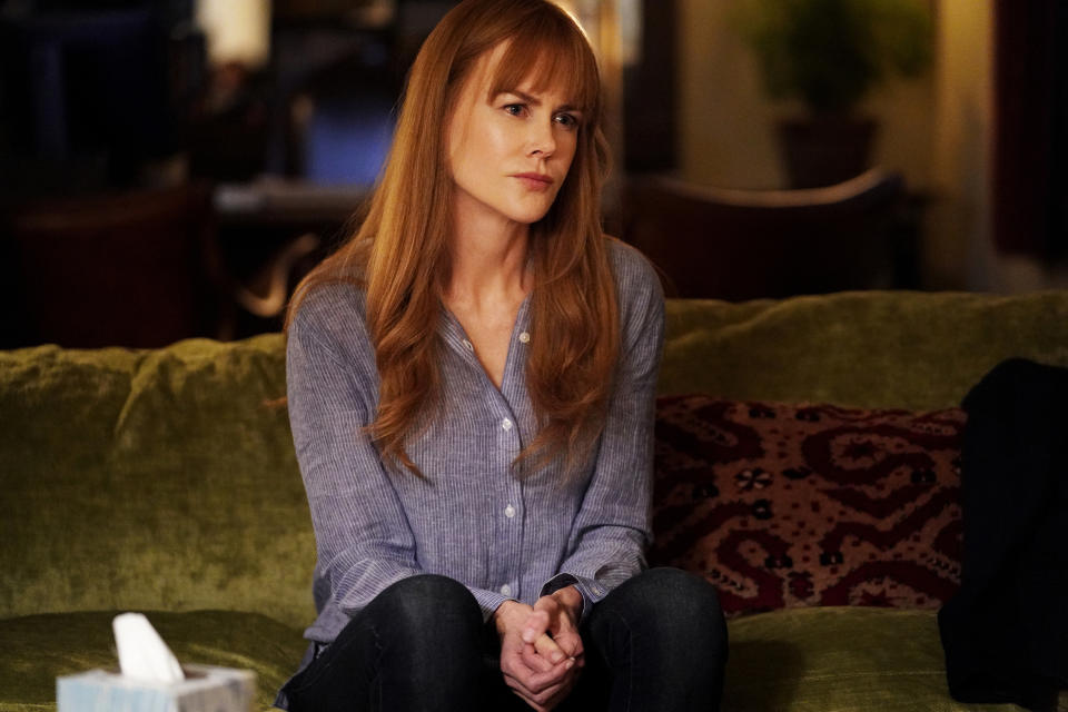 En esta imagen difundida por HBO, Nicole Kidman en una escena de "Big Little Lies". (HBO via AP)