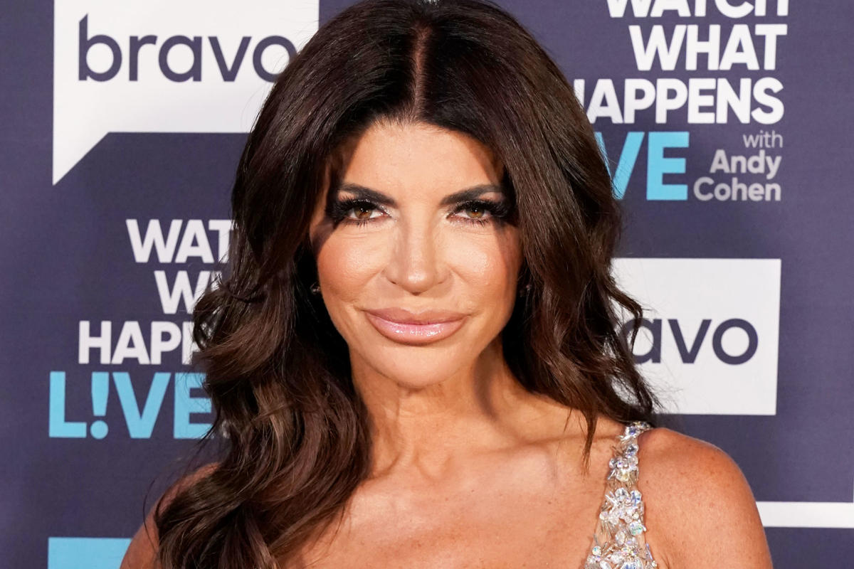 Teresa Giudice Wears a Leopard-Print Bikini on Vacation: Photos