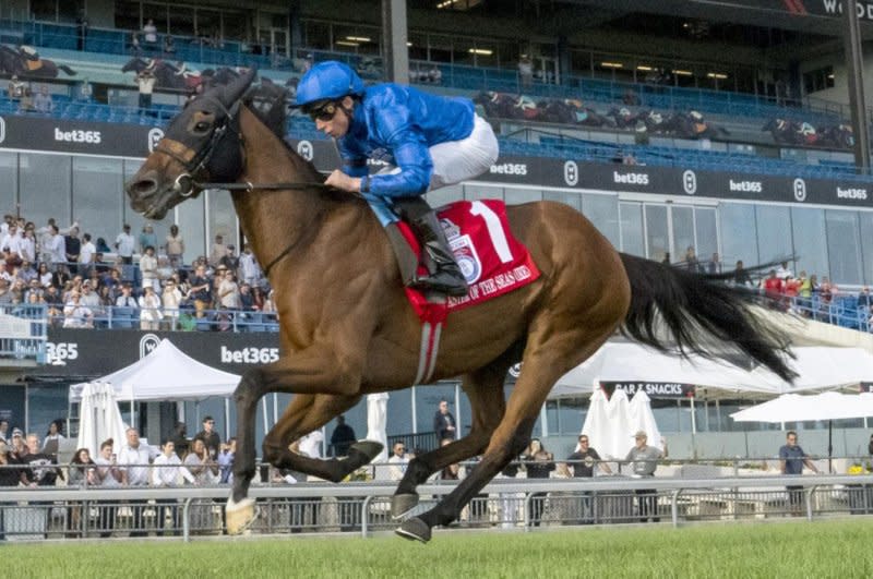 Master of The Seas wins the Grade 1 Woodbine Mile, earning a "Win and You're In" spot in the Breeders' Cup Mile. Michael Burns photo, courtesy of Woodbine