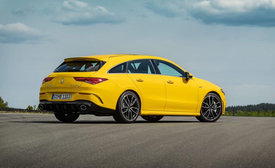 View 2020 Mercedes-AMG CLA35 Shooting Brake Photos