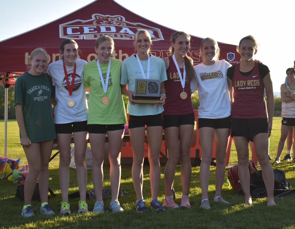 Cedar High School girls won the Region 9 championship. | Provided by Cedar
