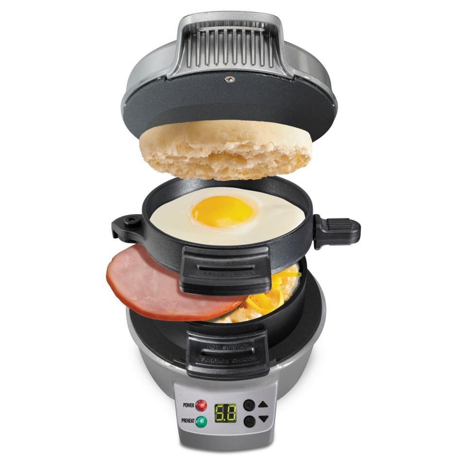 Hamilton Beach Breakfast Sandwich Maker with Timer. (Photo: Target)