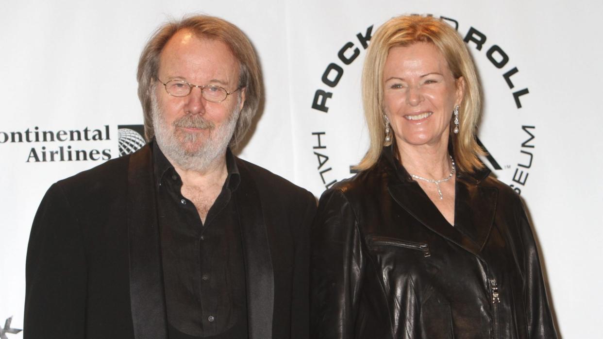 Mandatory Credit: Photo by Greg Allen/Shutterstock (1146339ca)Benny Andersson and Anni-Frid Lyngstad of ABBA2010 Rock and Roll Hall of Fame Induction Ceremony, Waldorf Astoria Hotel, New York, America - 15 Mar 2010Legendary punk-rock band The Stooges crashed the ultimate party last night: their own induction into the Rock and Roll Hall of Fame at New York's Waldorf-Astoria - the band has already been rejected from seven previous induction ceremonies.