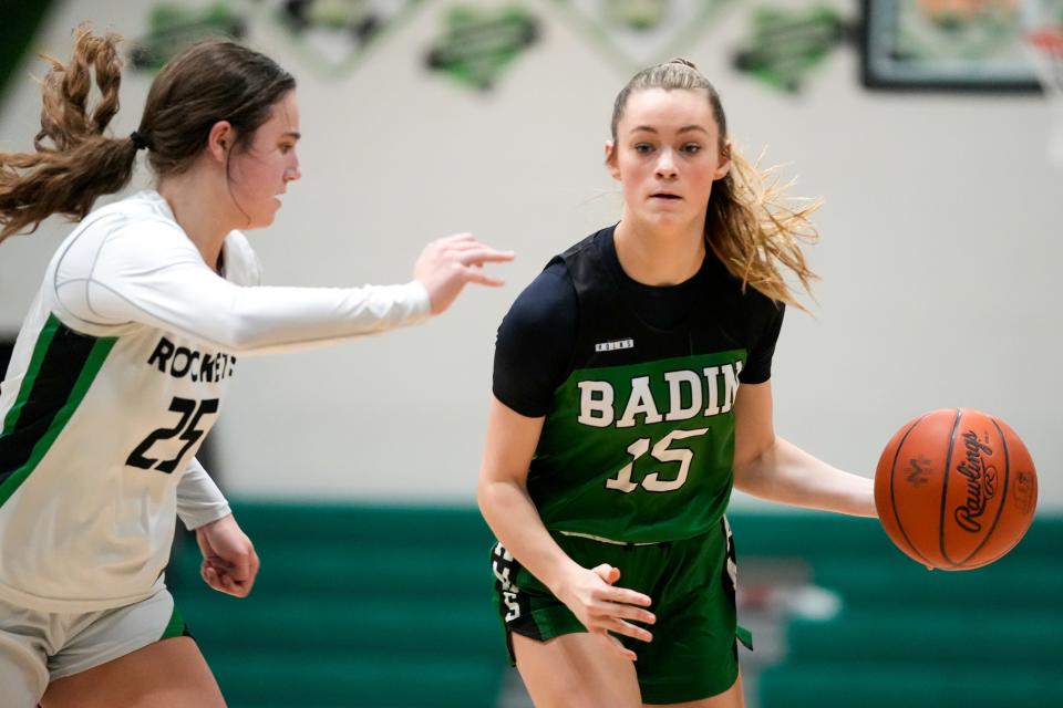 After being named a Division II honorable mention in 2023, Badin's Gracie Cosgrove is a member of the Division II all-state second team.