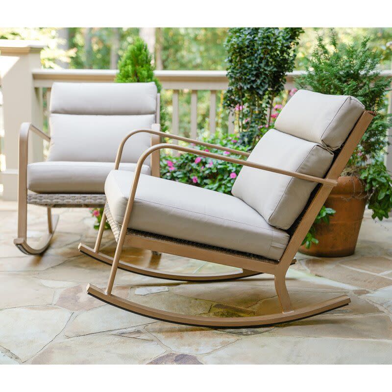 10) Bayou Breeze Mae Rocking Chairs