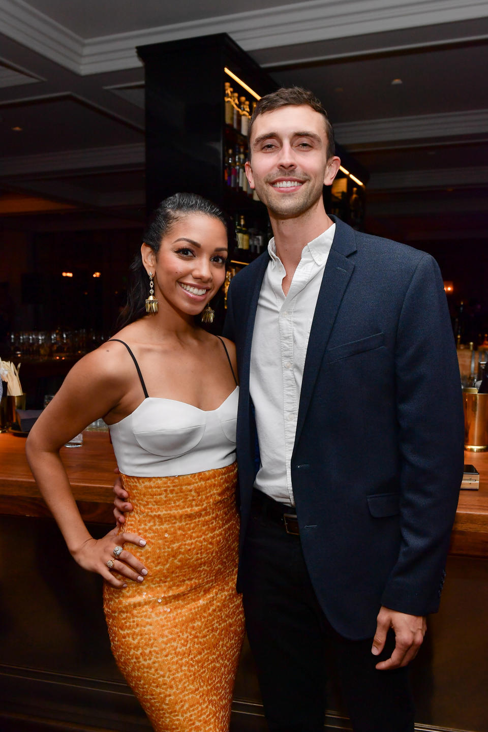 WESTWOOD, CALIFORNIA – AUGUST 13: Corinne Foxx and Joe Hooten attend the LA premiere of Entertainment Studios’ “47 Meters Down Uncaged” on August 13, 2019 in Westwood, California. (Photo by Matt Winkelmeyer/Getty Images)