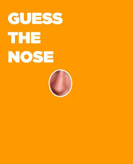 Hint: This actress famously wore her prosthetic nose off set as a disguise to avoid the paparazzi.