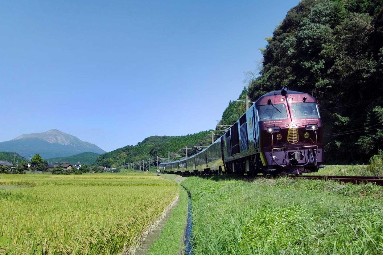 Seven Starts train exterior in Japan