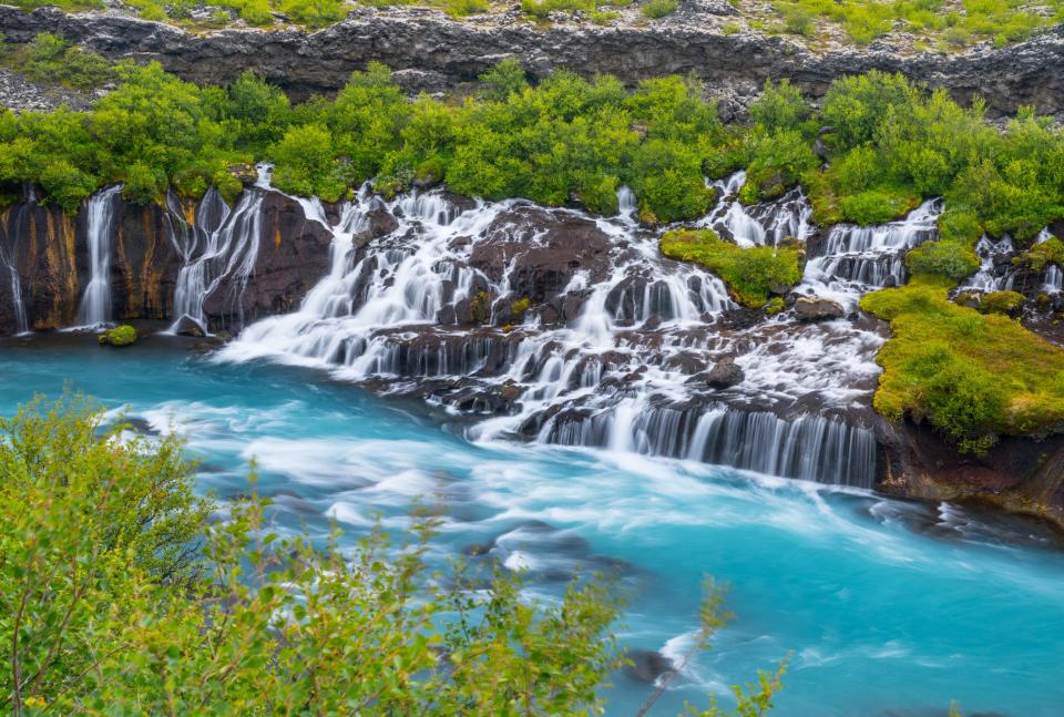 Hraunfossar Falls, Iceland: istock