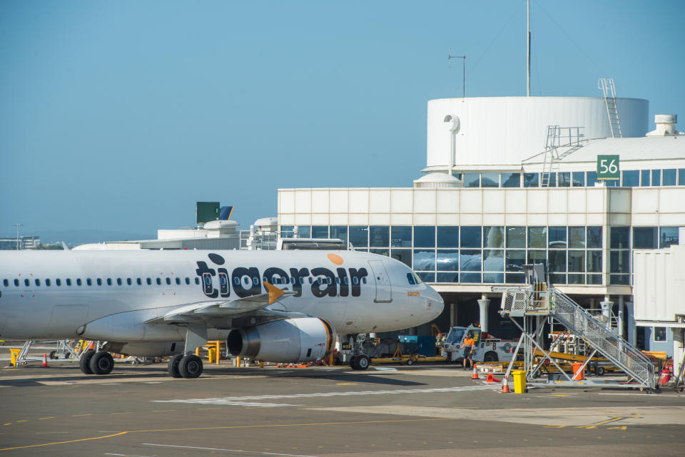 A file shot showing a Tigerair plane. Source: File/Getty Images