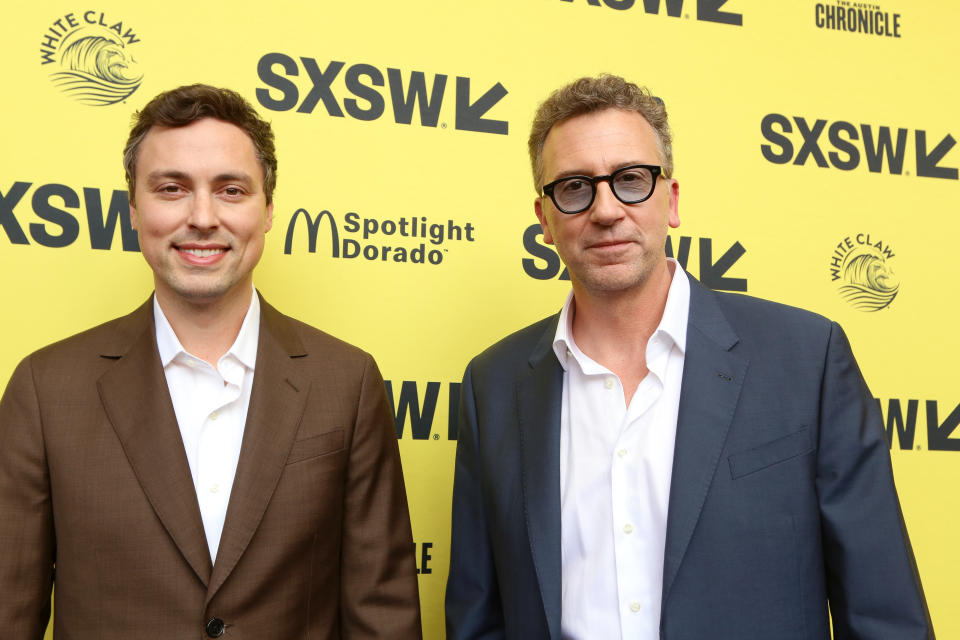 John Francis Daley and Jonathan Goldstein at the “Dungeons & Dragons: Honor Among Thieves’” SXSW premiere - Credit: Sarah Kerver/Getty Images for Paramount Pictures