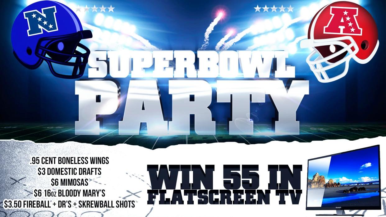 Visit Fozzy's Bar & Grill in Spring Hill this Sunday to watch the Super Bowl, as well as a chance to win a 55-inch TV.