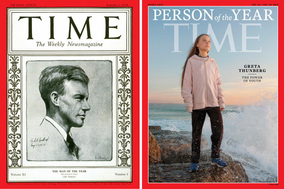 Thunberg: Evgenia Arbugaeva for TIME