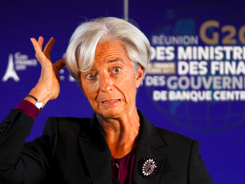 IMF head Christine Lagarde