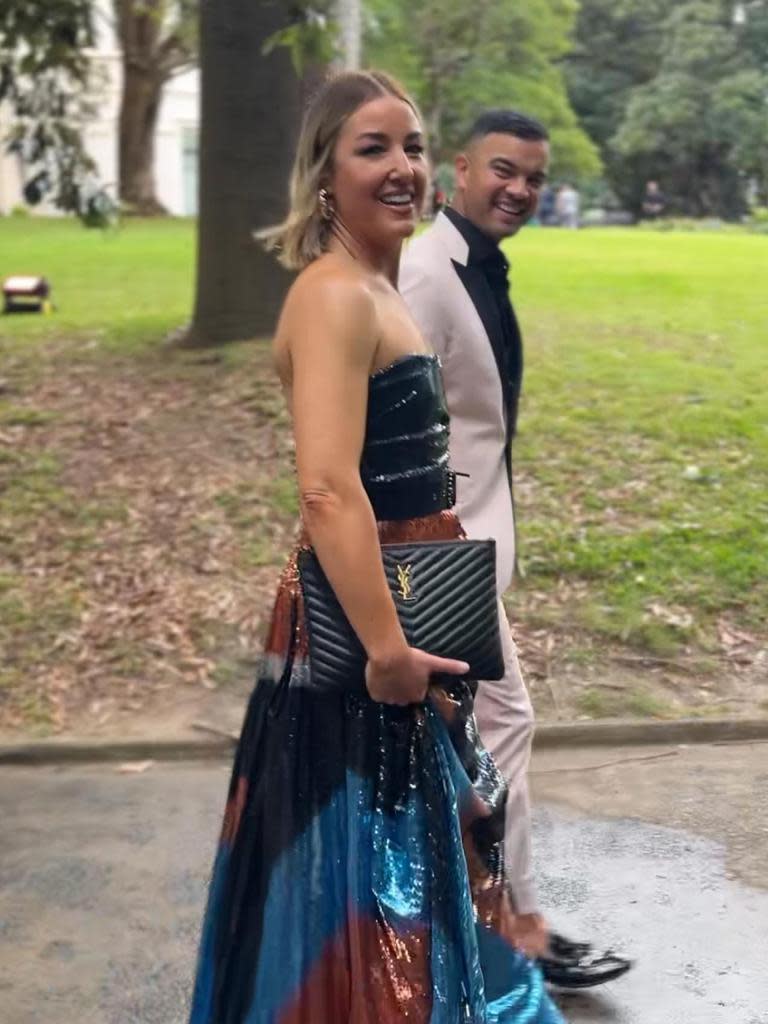 Supplied Editorial Guests arrive fo Kyle Sandilands and Tegan Kynaston's wedding, 29 April, 2023. Picture: instagram - https://www.instagram.com/kiis1065/?igshid=YmMyMTA2M2Y%3D