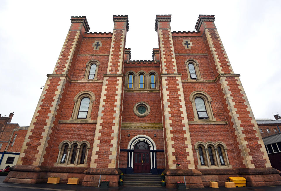 The prisoner is being cared for in the healthcare wing of HMP Liverpool. (Reach)