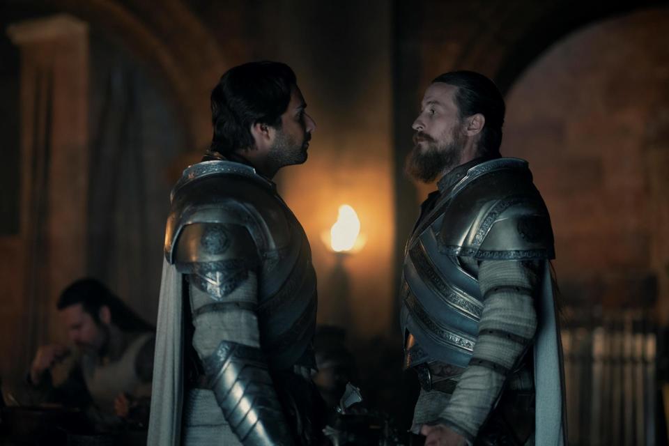 fabien frankel and luke tittensor in House of the Dragon season 2 episode 2