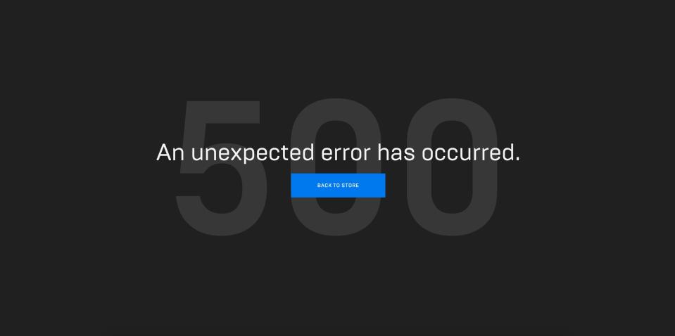 Epic Games Store (500 error)