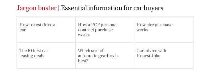 Jargon buster | Essential information for car buyers