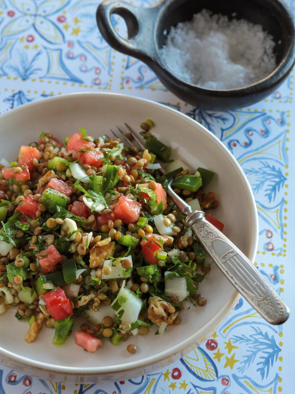 Lentil salad.