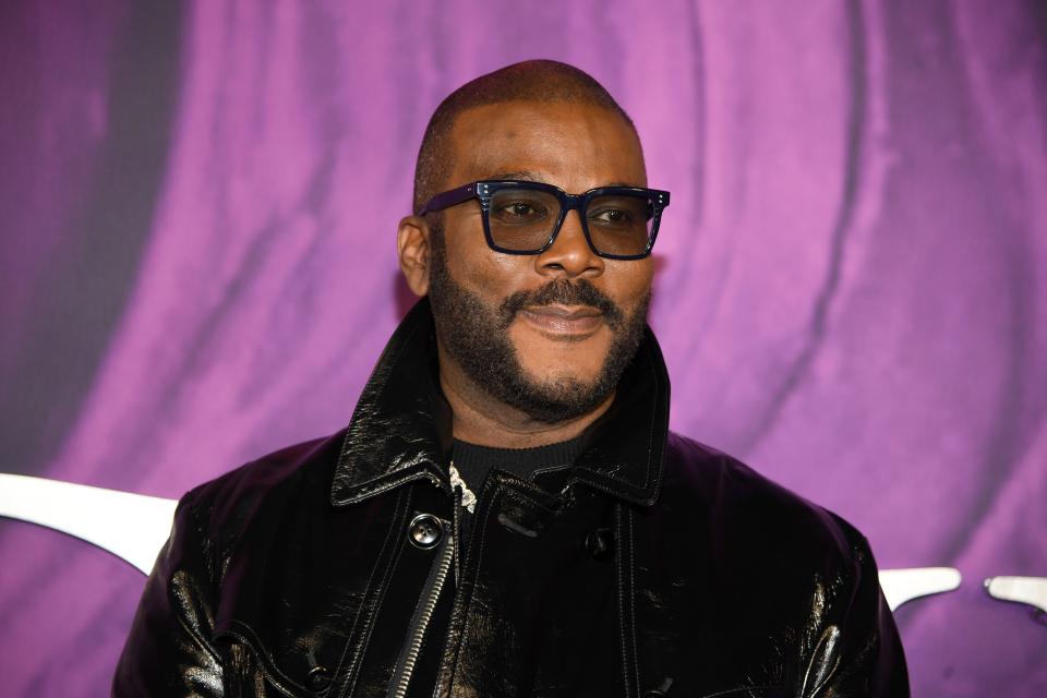 Tyler Perry attends the "Mea Culpa" premiere at The Paris Theatre in New York City on Feb. 15, 2024.