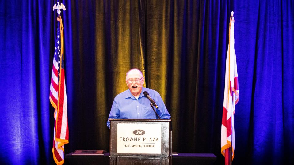 Mac Kennedy, a renowned swim coach was inducted into the 2022 Lee County Athletic Conference Hall of Fame at Crowne Plaza in Fort Myers on Thursday, April 21, 2022.   