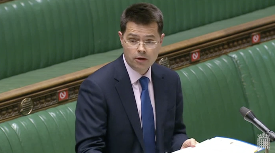 Security minister James Brokenshire defending the bill on Monday. (parliamentlive.tv)