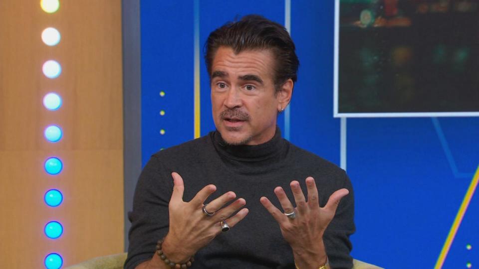 PHOTO: Colin Farrell appears on “Good Morning America” on September 18, 2024. (ABC News)