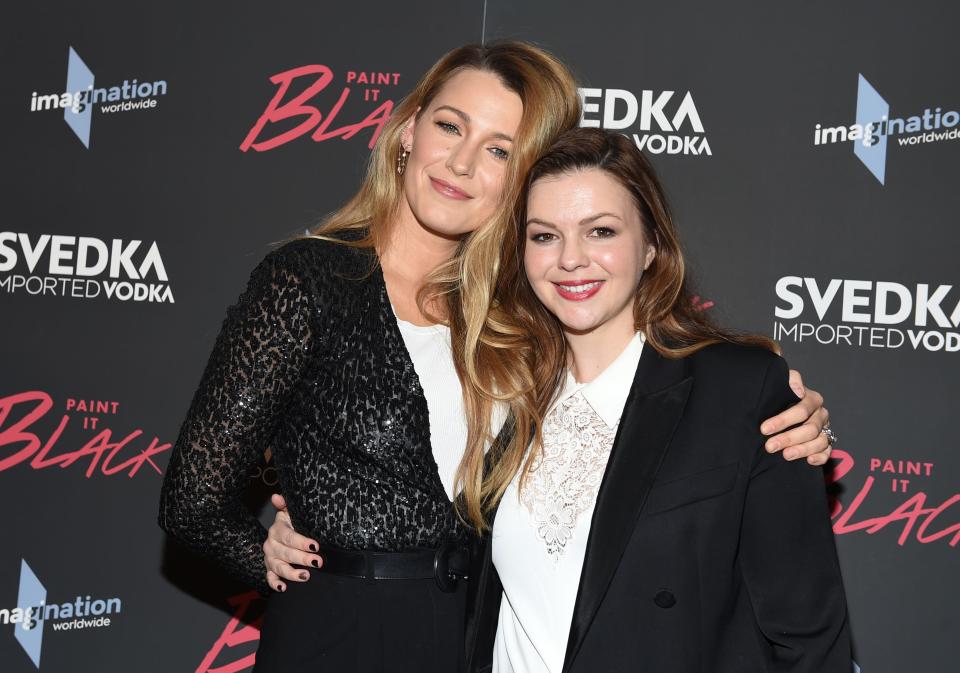 Blake Lively and Amber Tamblyn (Photo by Clint Spaulding/Penske Media via Getty Images)