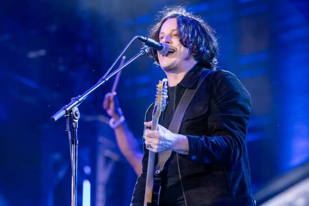 Jack White performs at Live from Detroit: The Concert at Michigan Central" on June 06, 2024 in Detroit, Michigan.  - Credit: Scott Legato/Getty Images