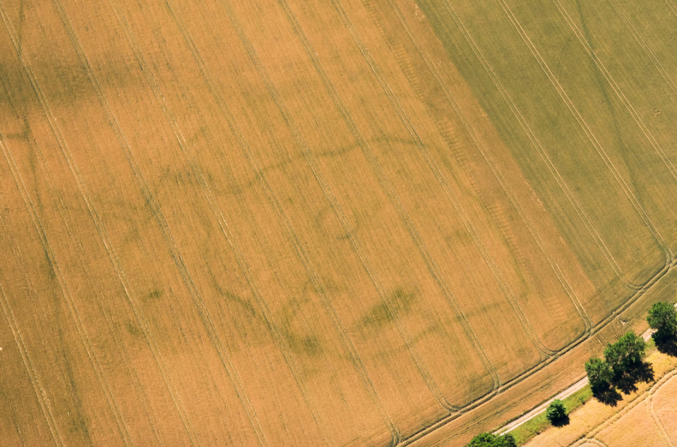 <p>Prehistoric settlement or a possible cemetery in Stoke-by-Clare, Suffolk (Historic England) </p>