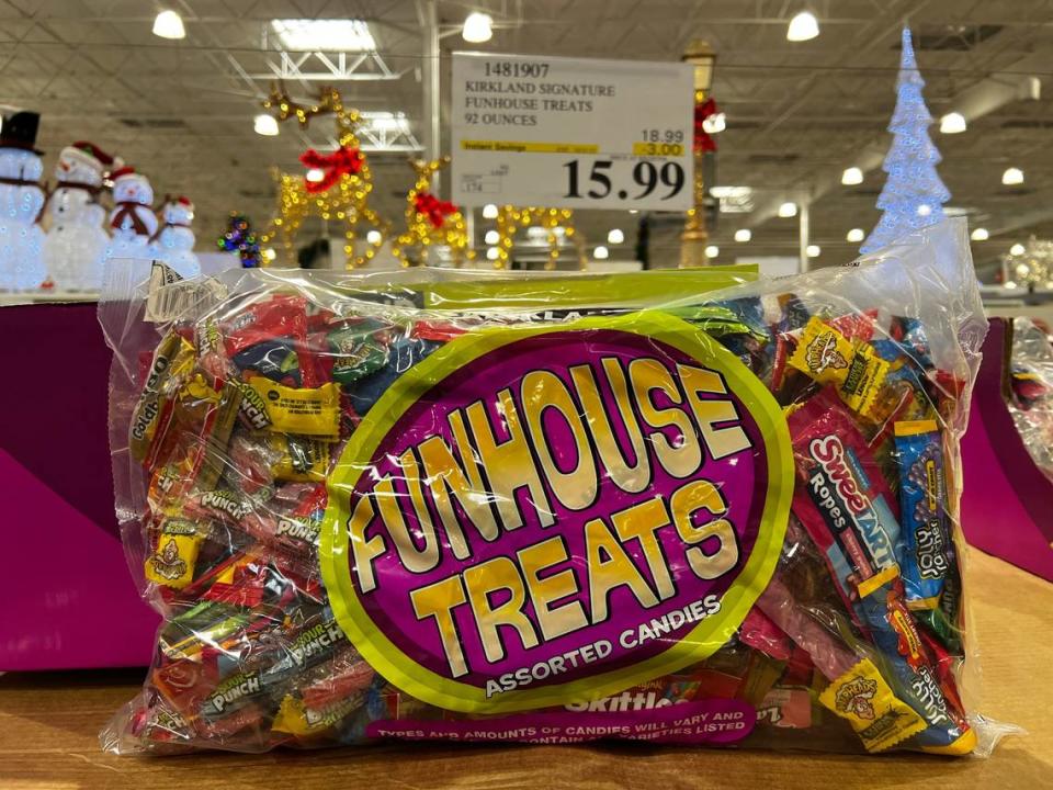 The discount on Costco’s Funhouse Treats bag of candy ends on Halloween.