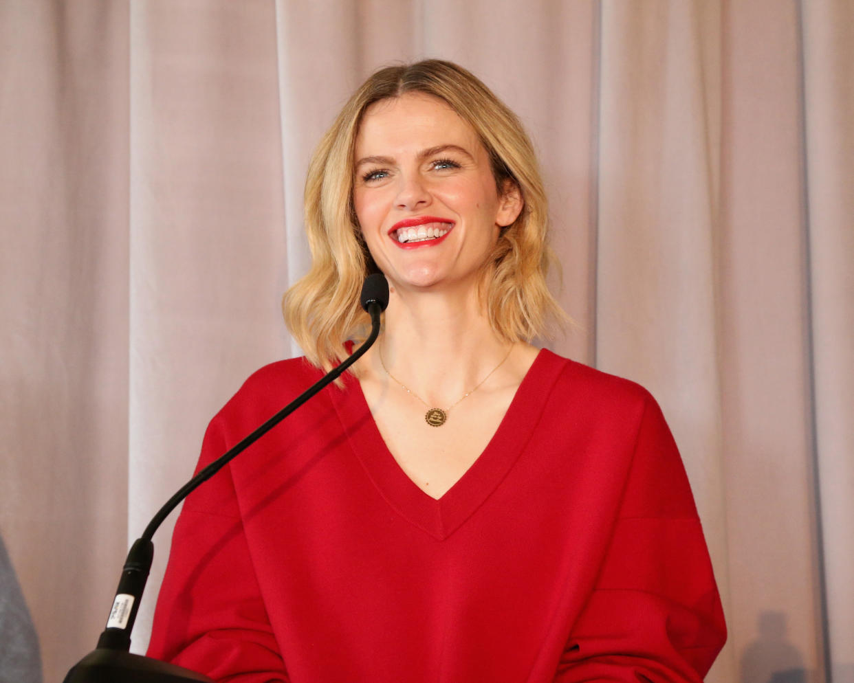 Brooklyn Decker at the 2019 Texas Film Awards Press Conference on March 7, 2019 in Austin, Texas. (Gary Miller / Getty Images)