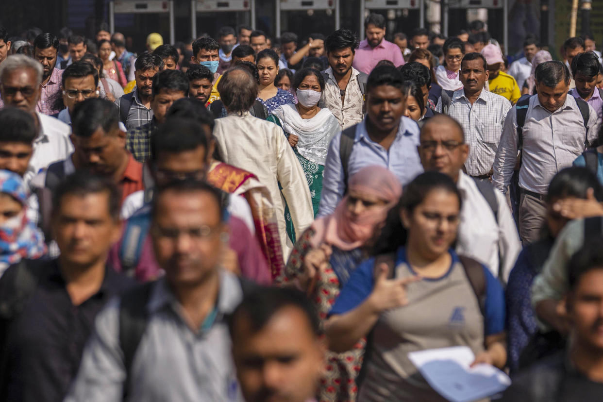 Demographers are unsure exactly when India will take the title as the most populous nation in the world because they're relying on estimates to make their best guess. (Rafiq Maqbool / AP file)