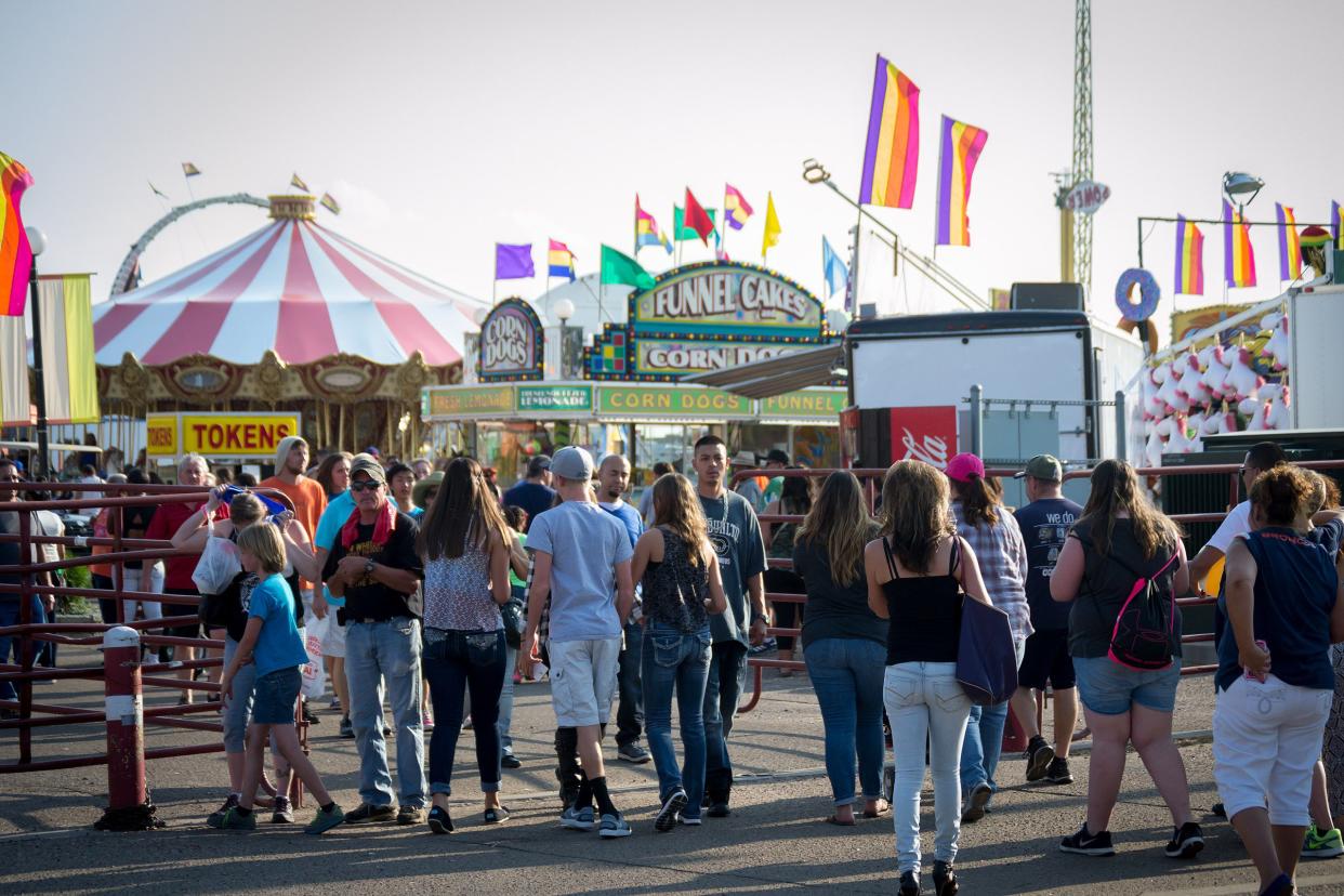 Crowd at Colorado State Fair in 2015.