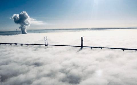 Originally the Second Severn Crossing, it carries the M4 - Credit: NATIONAL POLICE AIR SERVICe