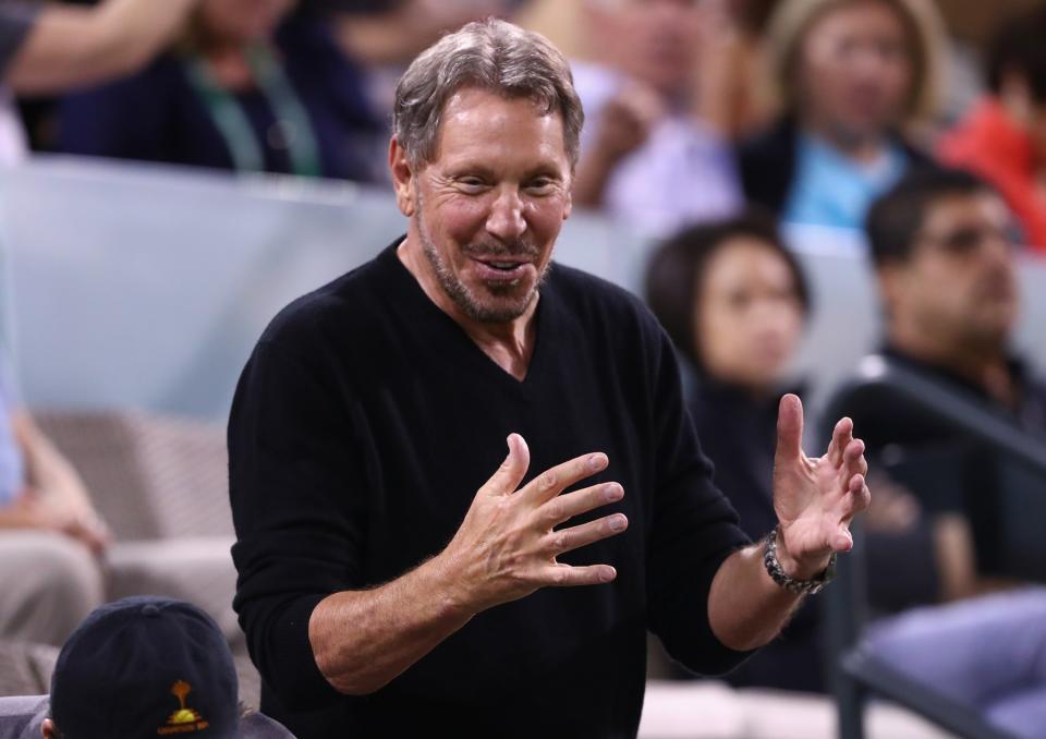 <p>9 - Larry Ellison<br>Cofondateur d'Oracle, spécialisé dans la gestion de base de données, il possède 41,9 milliarrds de dollars, en hausse de 2,2% depuis 2015. (Getty)</p>