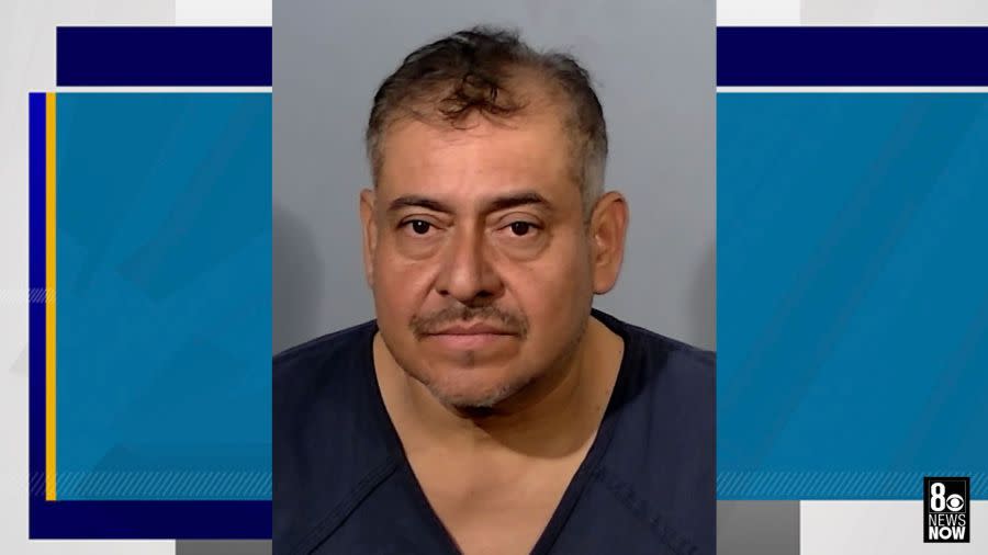 <em>Wilson Barrera-Secaida faces several charges including assualt and child abuse after a road rage-related incident. (LVMPD)</em>