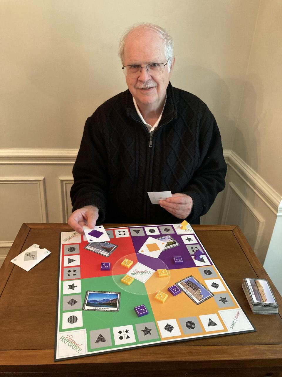 Donal Carlston, creator of Personal Preference. For over 30 years, fans of the game continued to reach out to him and were curious if he'd ever update the board game. Since the start of the pandemic, he and a dedicated team have worked on doing exactly that.