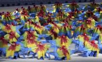 2016 Rio Olympics - Closing ceremony - Maracana - Rio de Janeiro, Brazil - 21/08/2016. Performers take part in the closing ceremony. REUTERS/Kevin Lamarque