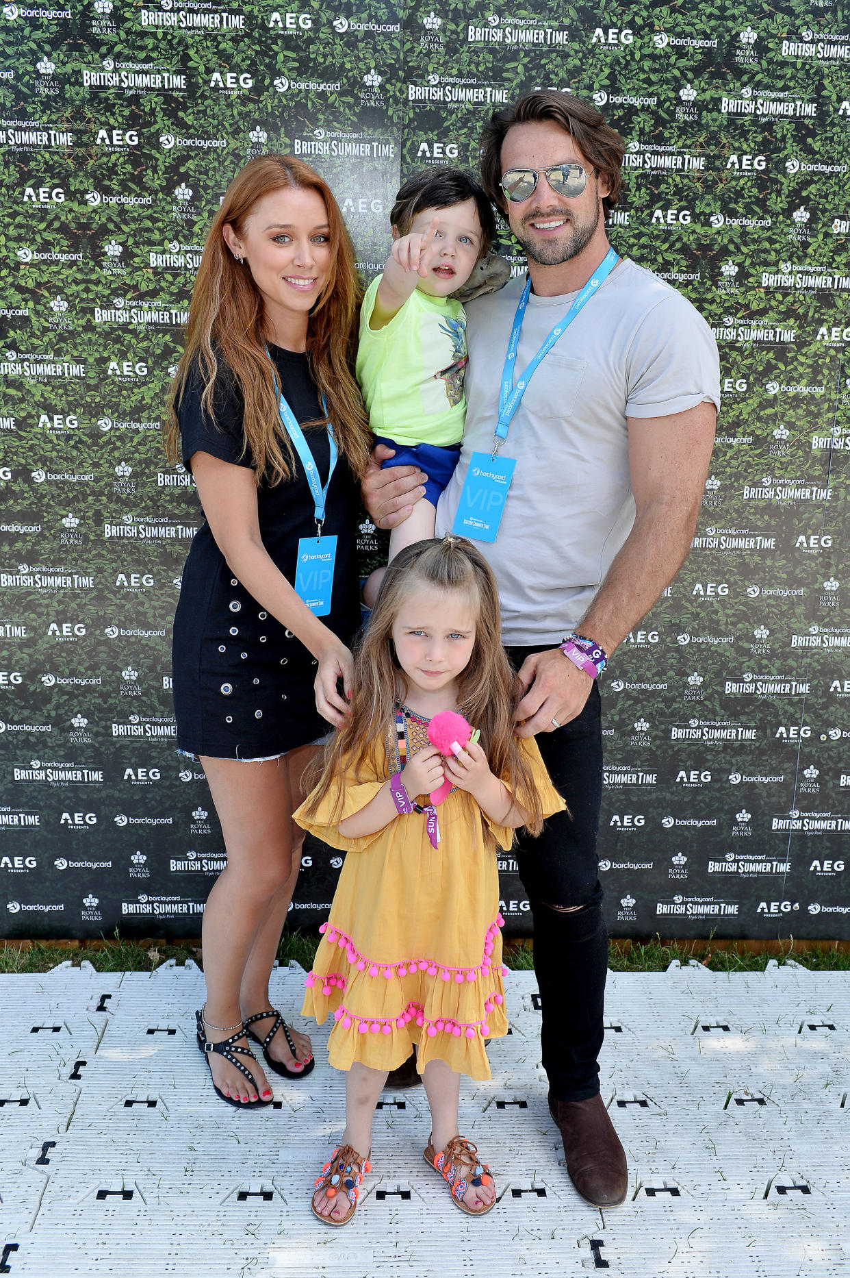 Una Healy and Ben Foden's children split their time between Ireland and the US. (Photo by Jeff Spicer/Getty Images)