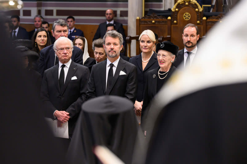 Margarita de Dinamarca, Carlos Gustavo de Suecia y Federico de Dinamarca